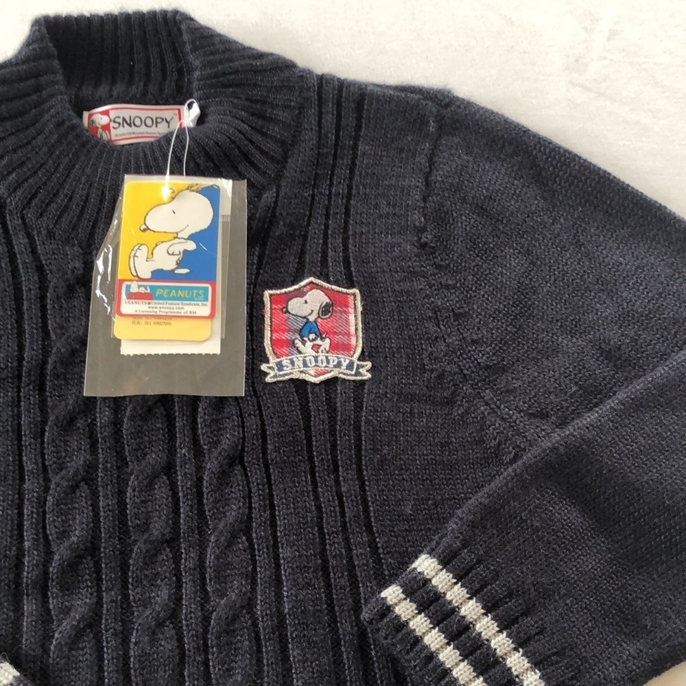 ✨Host✨pic Snoopy vintage sweater NWT peanuts. kids Sz 78 cm - Picture 11 of 16